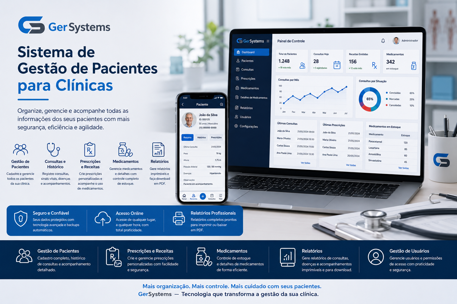 Sistema para Clínicas e Consultórios Médicos